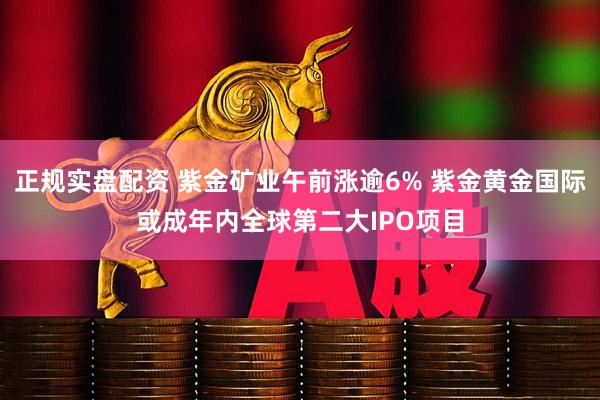 正规实盘配资 紫金矿业午前涨逾6% 紫金黄金国际或成年内全球第二大IPO项目