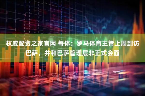 权威配资之家官网 每体：罗马体育主管上周到访巴萨，并和巴萨管理层非正式会面